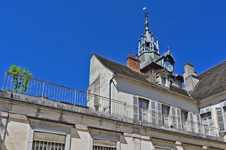 Historic Centre: The charm of the slate roofs and the Belfry (Clock Tower) overlooking the old town.
