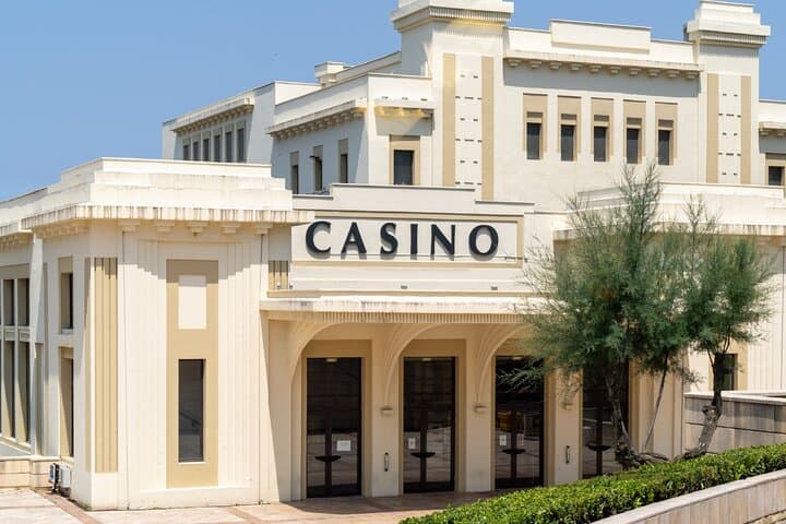 Casino Municipal: The jewel of Art Deco facing the ocean, in the heart of the Grande Plage.