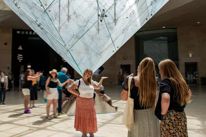 Louvre reversed pyramid