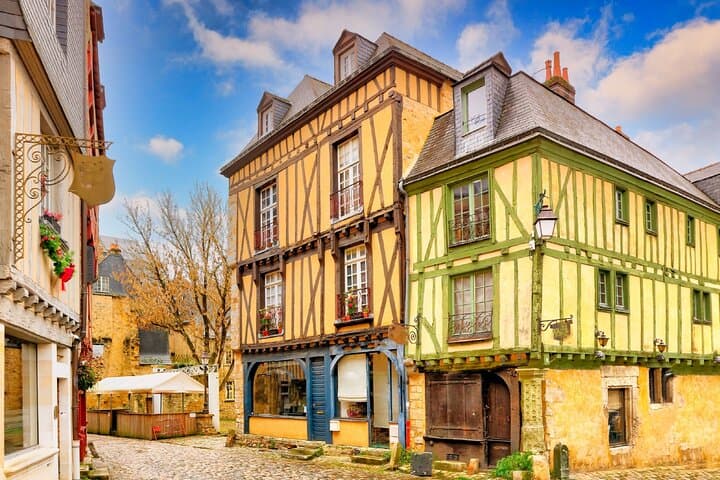 Cité Plantagenêt: The charm of cobblestone streets lined with colourful and sculpted half-timbered houses.