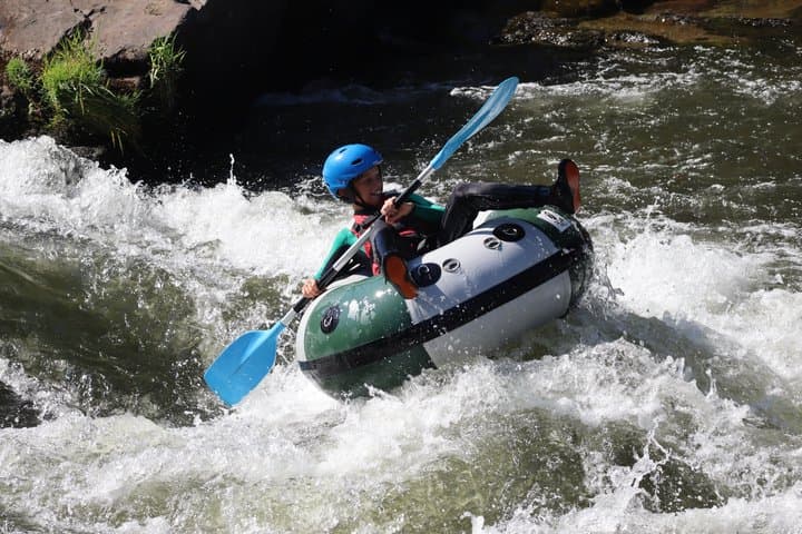 Tubing on the river Aude in Quillan Fun in the middle of nature