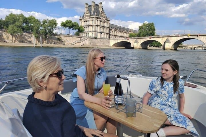 Paris Private Seine River Cruise with your Captain Guide