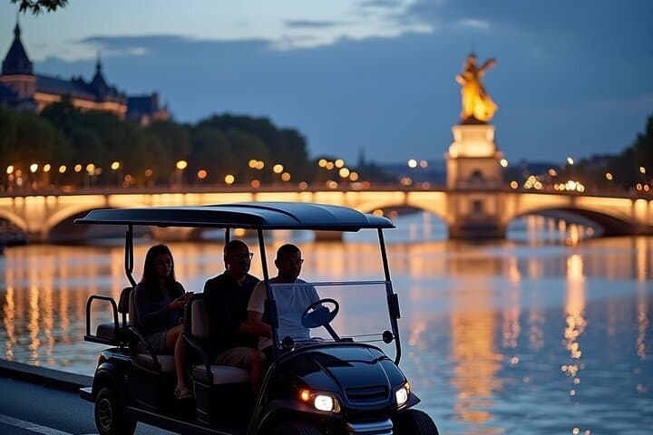 Private Paris Golf Cart Tour St Germain and Latin Quarter