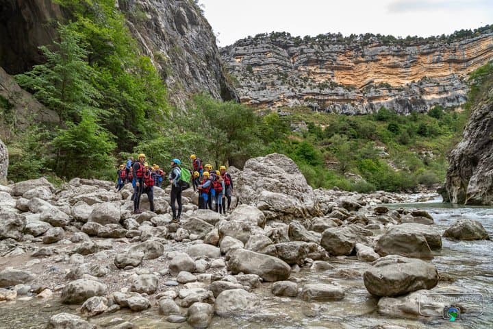 Canyoning in the turquoise waters of the Gorges du Verdon