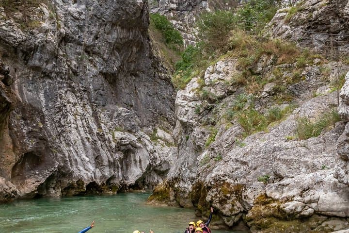 Canyoning in the turquoise waters of the Gorges du Verdon