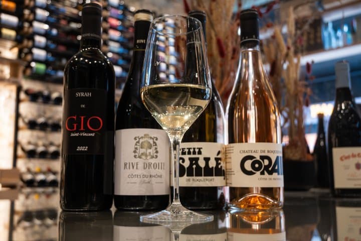Tasting of 4 wines from the Nice region