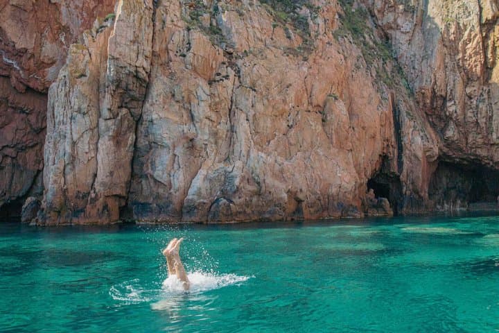 Half day excursion /swim stop piana-capo rosso creeks