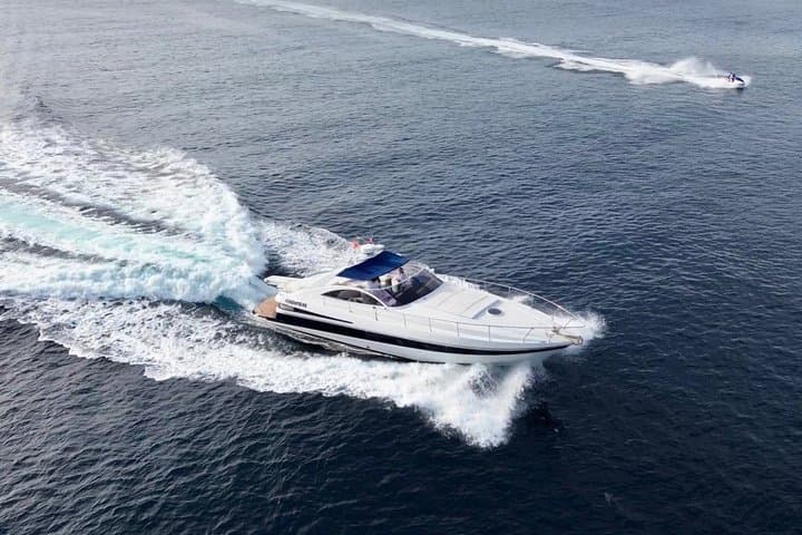 Saint Tropez Half Day Private Yacht Charter on our Pershing 45