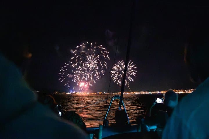 Hyères, Dinner and Fireworks