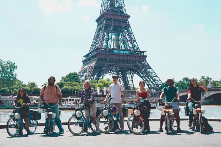 Paris in Vintage Solex - Latin Quarter, St-Germain & Eiffel Tower