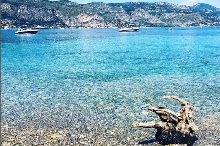 Sunbed And Swimming in Crystal Blue Water