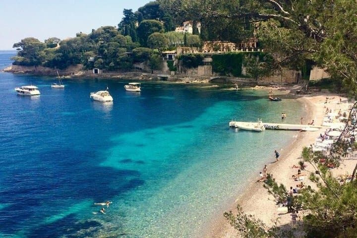 Sunbed And Swimming in Crystal Blue Water