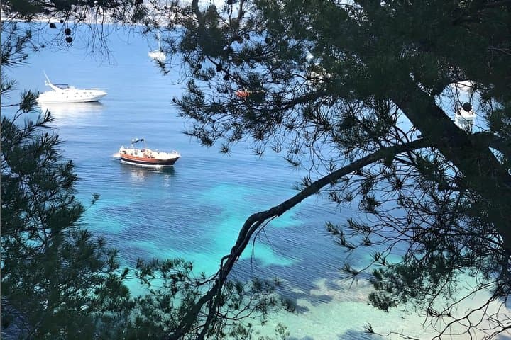 Sunbed And Swimming in Crystal Blue Water