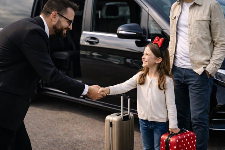 3 Private Transfers CDG To Disney Disney To Paris Paris to CDG