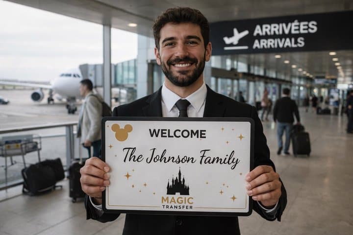 3 Private Transfers CDG To Disney Disney To Paris Paris to CDG