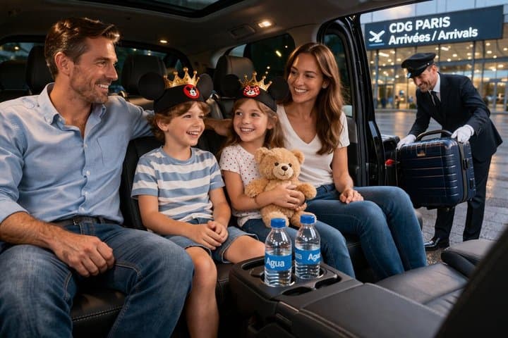 Private Transfer CDG Disneyland Paris Professional Driver