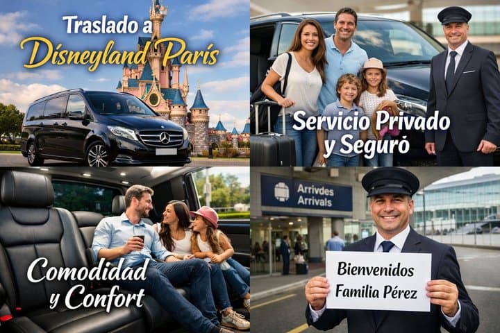 Private Transfer CDG Disneyland Paris Professional Driver