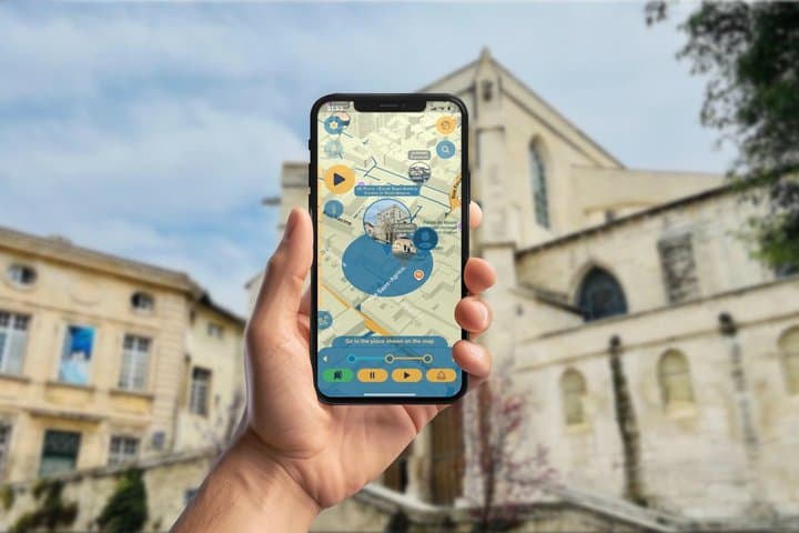 Avignon and The Templars GPS App Walking Tour Mobile Game