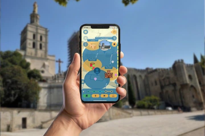 Avignon and The Templars GPS App Walking Tour Mobile Game