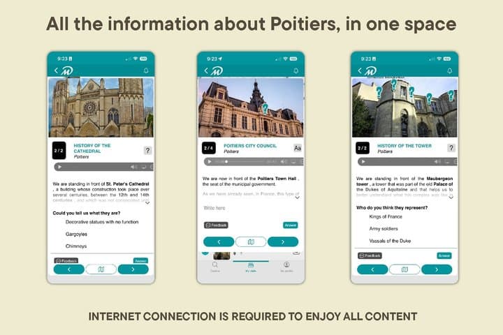 TOP Poitiers : Private Guided Tour with your mobile