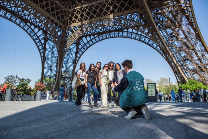 Eiffel Tower Lift Access & Paris Illuminations City Tour by Coach