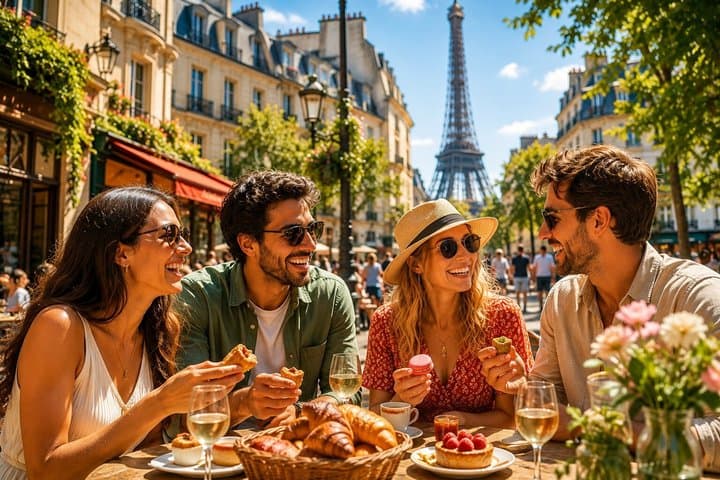 Le Marais Paris Food Tour with Croissants and Escargot Full Meal