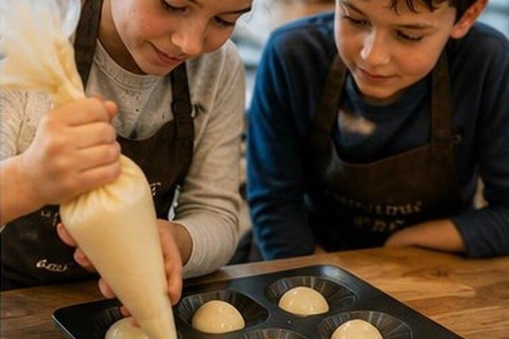 Madeleine Baking Class for Families and Kids in Central Paris