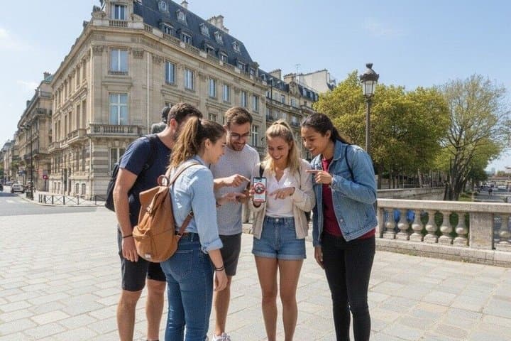 Self Guided Secrets of Paris Louvre Area Exploration Game Tour