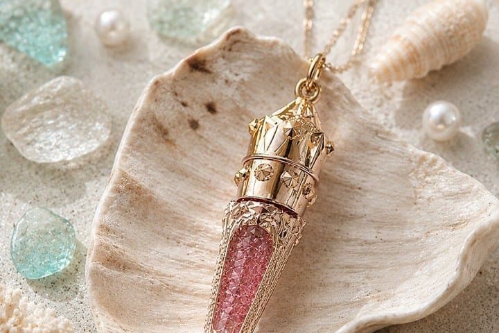Create Your Own Lip Gloss Jewelry Necklace in Paris