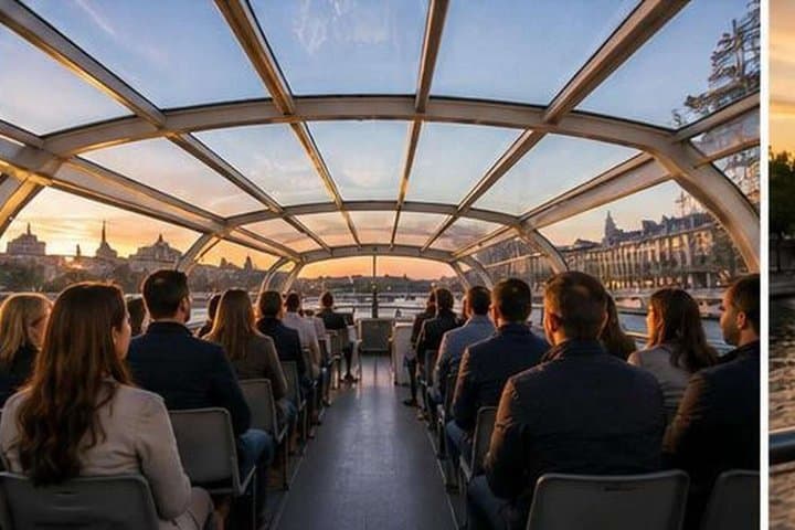 Paris Seine River Sightseeing Cruise with Live Guide