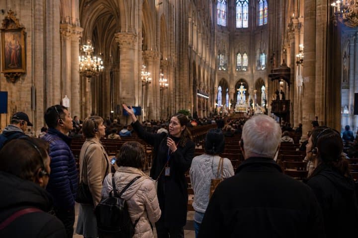Notre Dame Interior and Exterior tour with Optional transfer