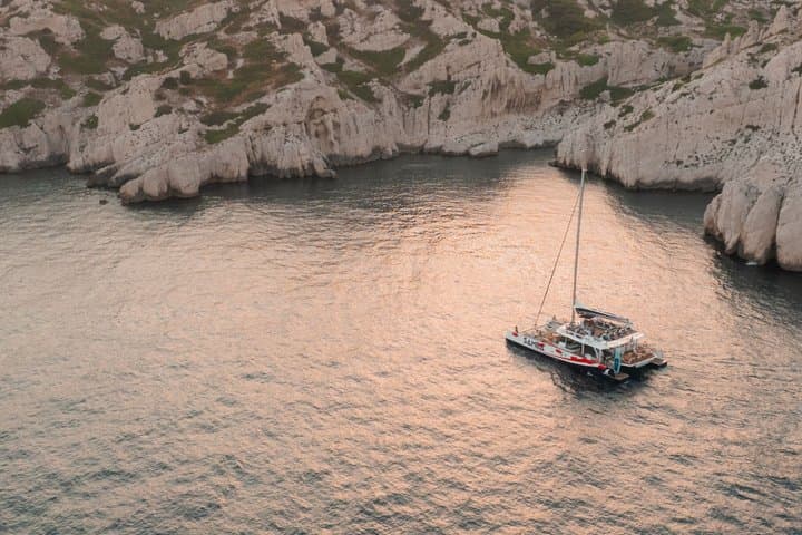 Marseille THE WHITE EVENING In Maxi Catamaran