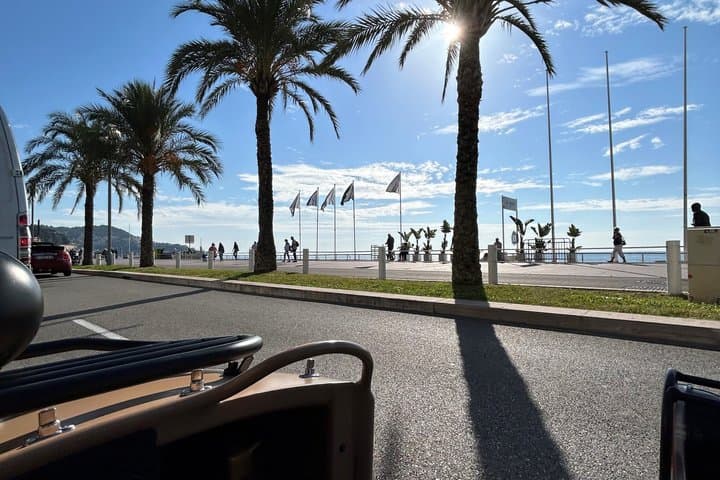 Private experience in vintage Sidecar from Nice to Monaco