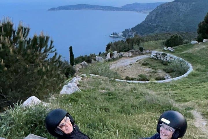 Private experience in vintage Sidecar from Nice to Monaco
