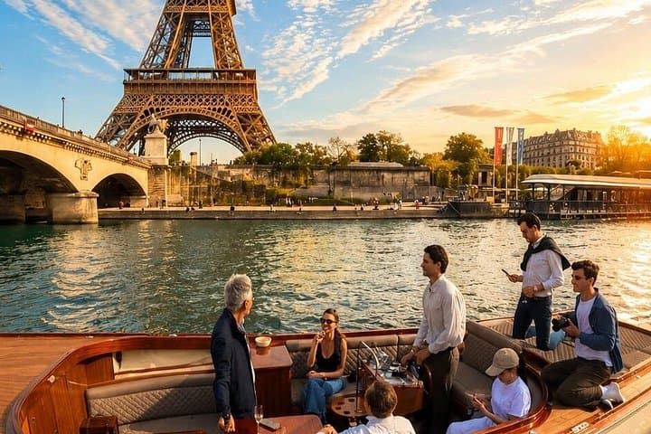 Romantic guided cruise with champagne