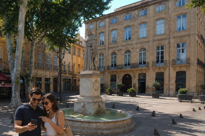 Aix-en-Provence Scavenger Hunt & Self-Guided Walking Tour