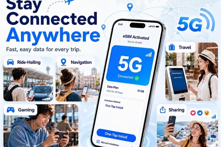 eSIM for Europe 41 countries | France, Italy, Spain, UK, etc.
