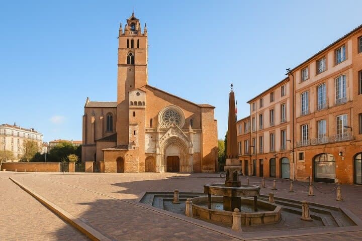 Toulouse UNESCO Heritage Self-Guided Walking Tour with an App