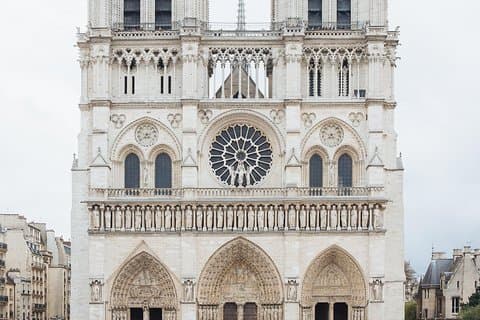 Front of the cathedral
