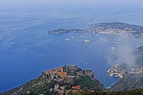 Baie d Eze on Cap Ferrat