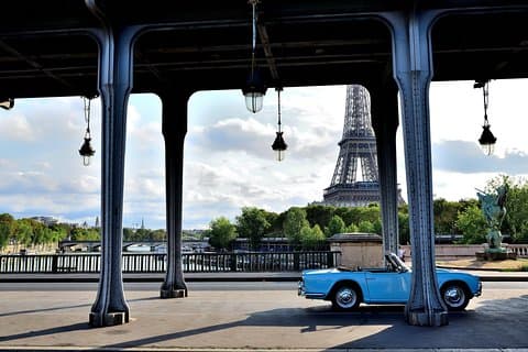 Captivating view of Eiffel Tower