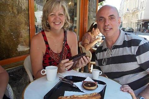 Pastry and coffee at award-winning bakery