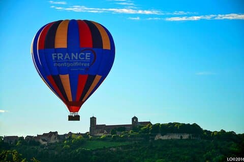 Balloon Flight over Vezelay
