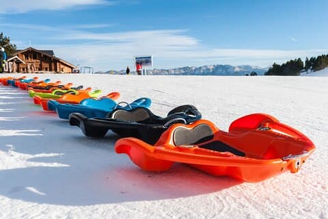 Luge train driven by a state certified instructor
