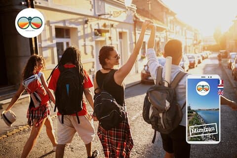 Self-guided city trail - JOLA's Schnipseljagd Mimizan Tour
