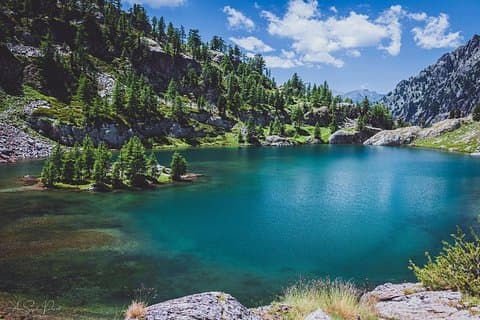 Alpine Mercantour Lakes hiking French Riviera