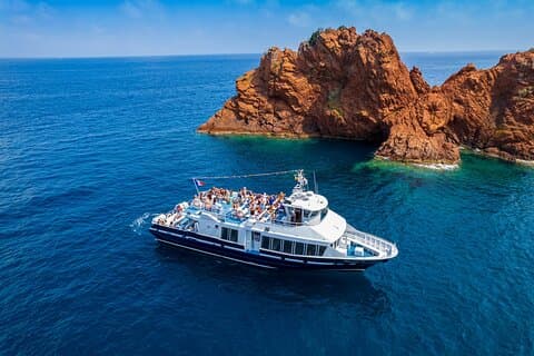 Mandelieu: Esterel Corniche d'Or 1h15 sightseeing cruise by ferry