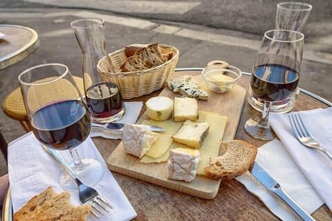 France, the land of wine and cheeses