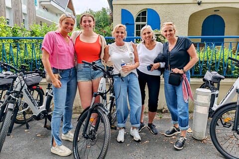 An unforgettable moment on this magnificent guided electric bike tour of Honfleur