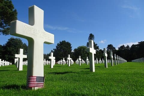 American cemetery Omaha
